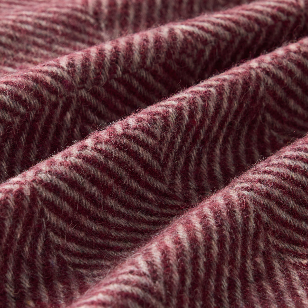 Alpaca Wool Throw Fringe Check