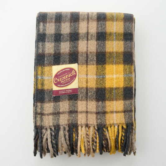 Billabong Fringed Throw Blanket Check