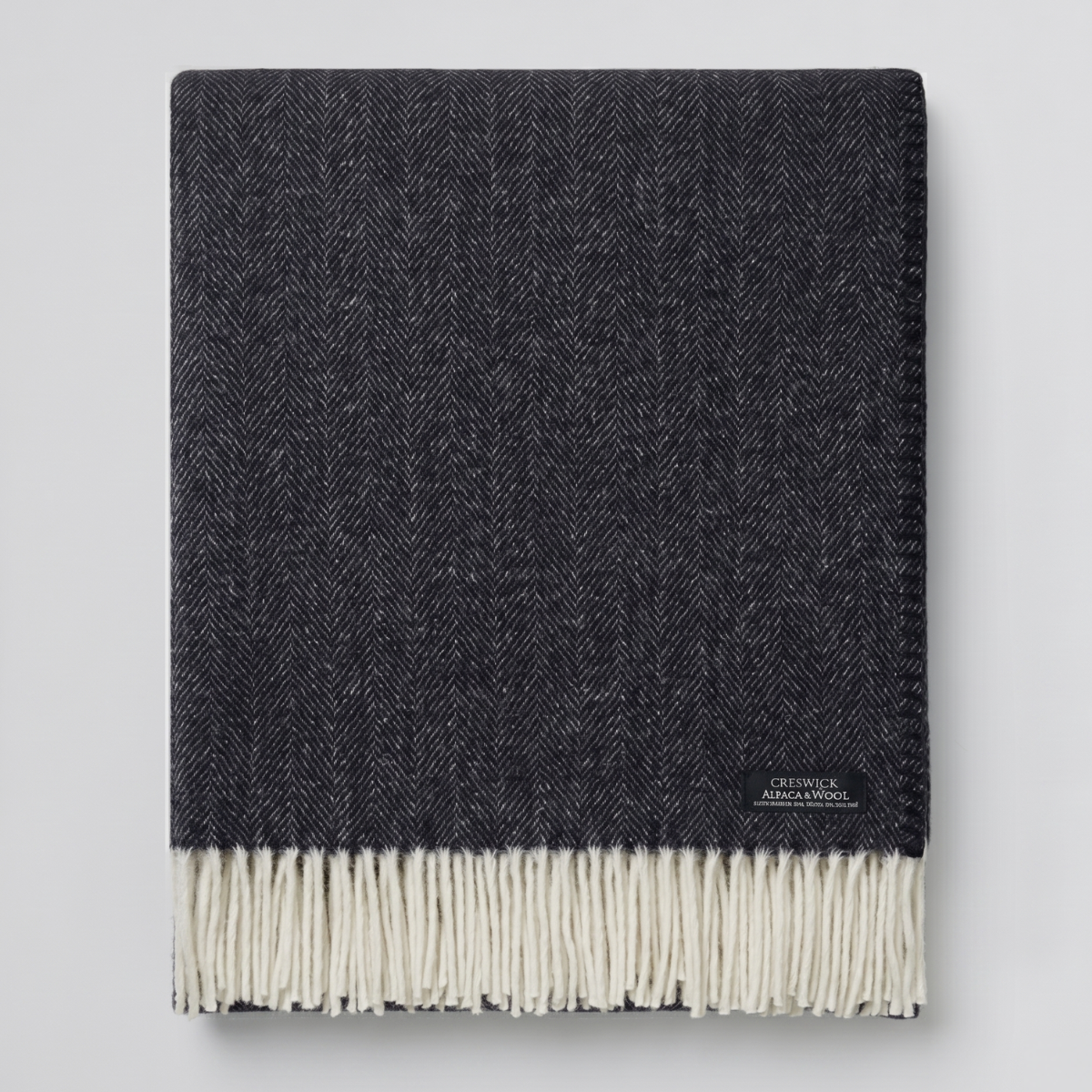 Alpaca Wool Australian Throw Herringbone