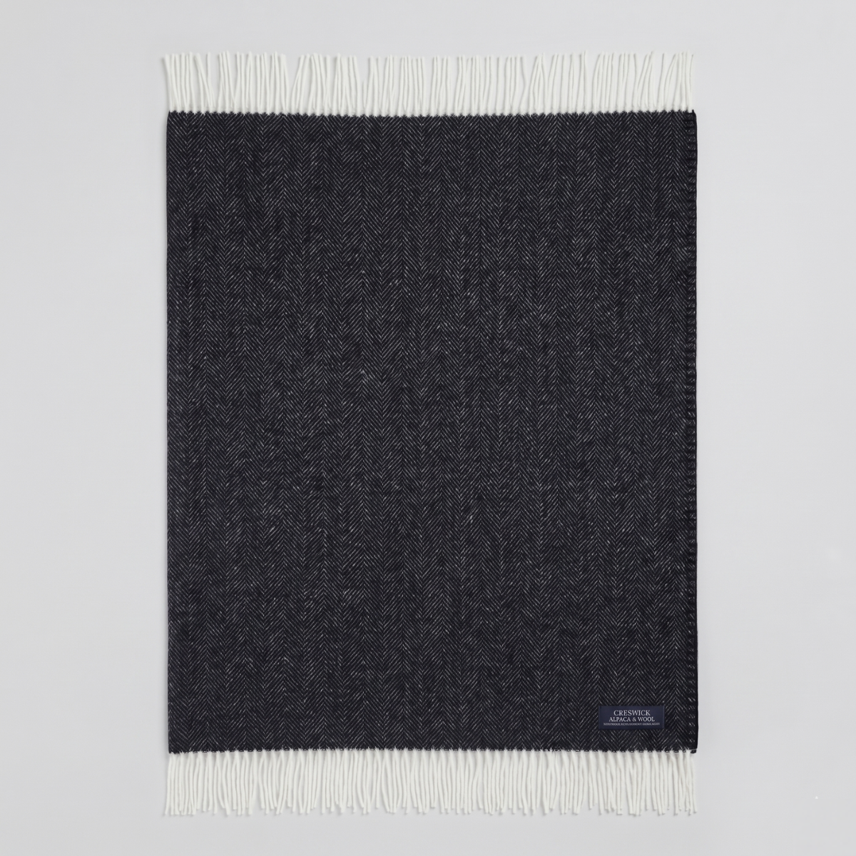 Alpaca Wool Australian Throw Herringbone