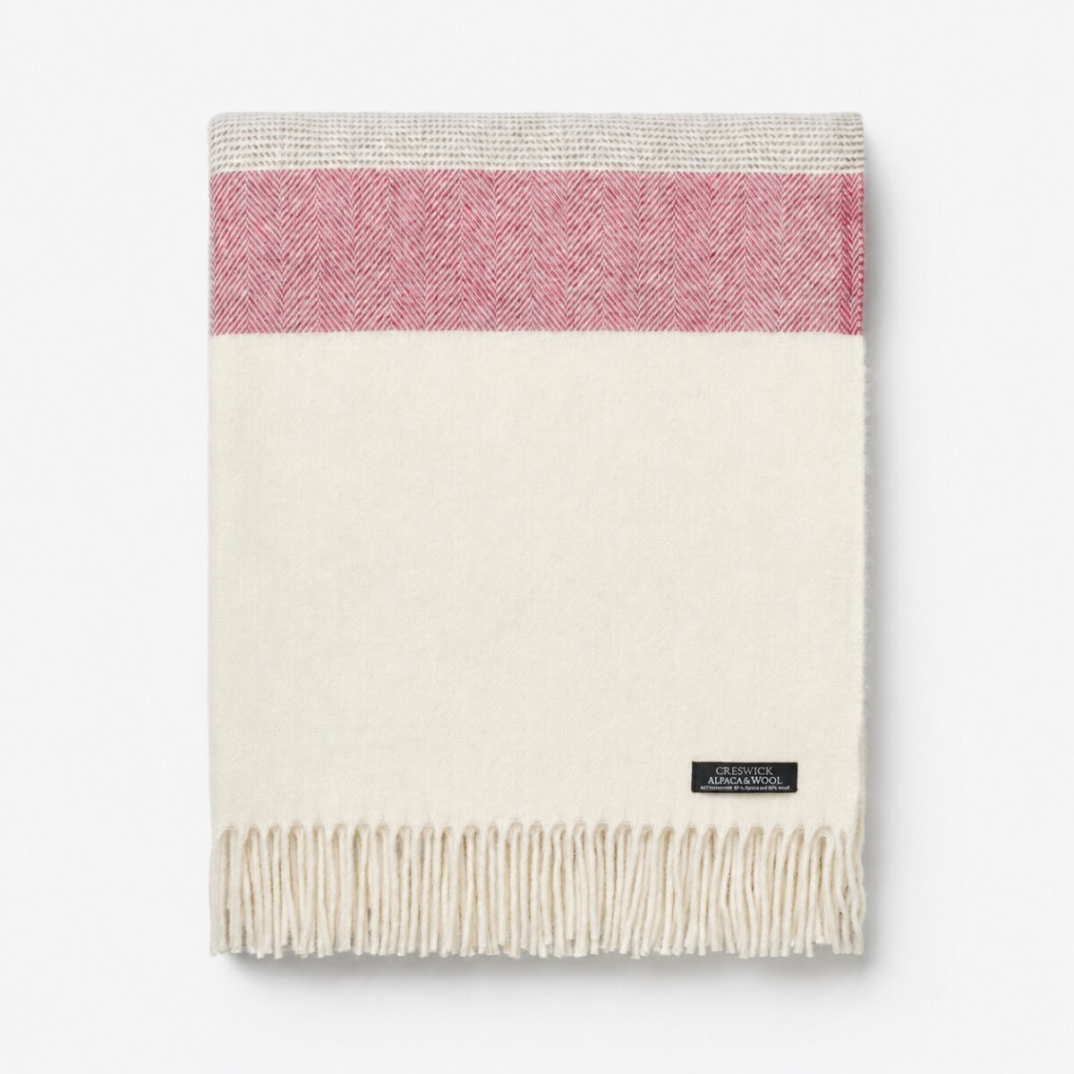 Alpaca Wool Australian Throw Herringbone