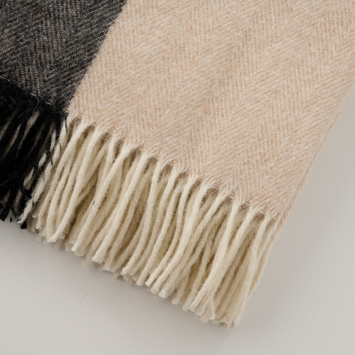 Alpaca Wool Australian Throw Herringbone