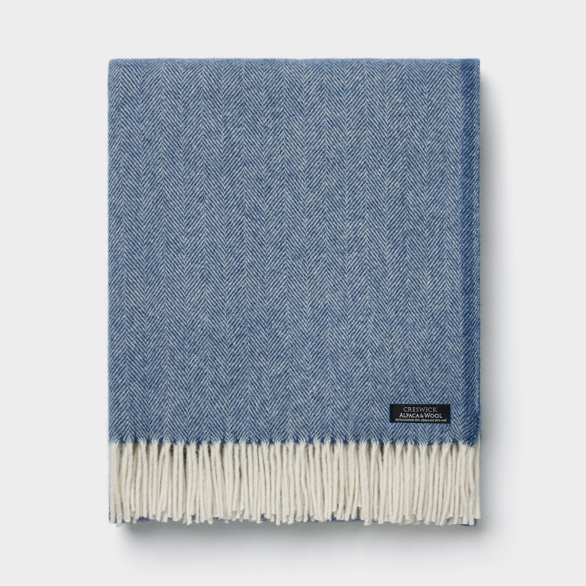Alpaca Wool Australian Throw Herringbone