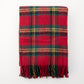 Billabong Fringed Tartan Throw Blanket III