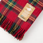 Billabong Fringed Tartan Throw Blanket III