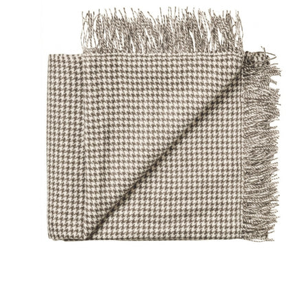 Baby Alpaca Houndstooth Throw