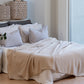 Alpaca Australian Wool Throw Combo Blanket Stitch
