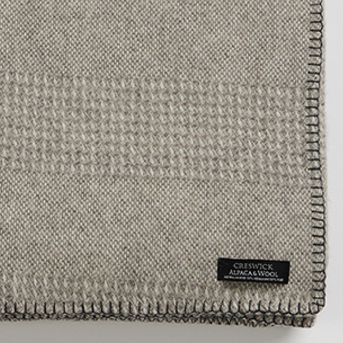Alpaca Australian Wool Throw Combo Blanket Stitch