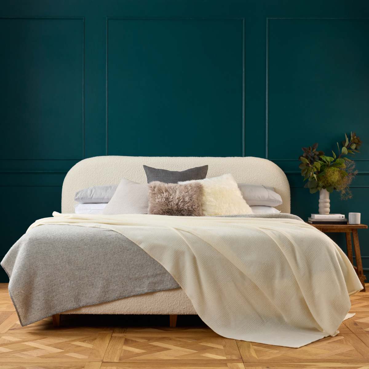 Alpaca Australian Wool Throw Combo Blanket Stitch – Creswick Wool