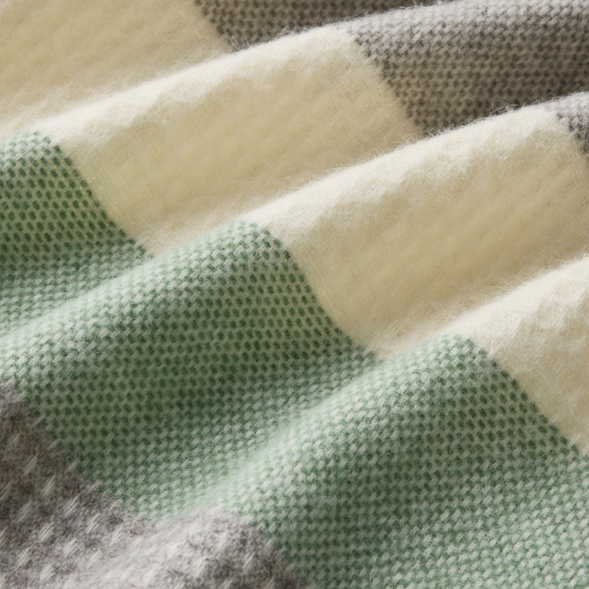 Alpaca Australian Wool Throw Combo Blanket Stitch