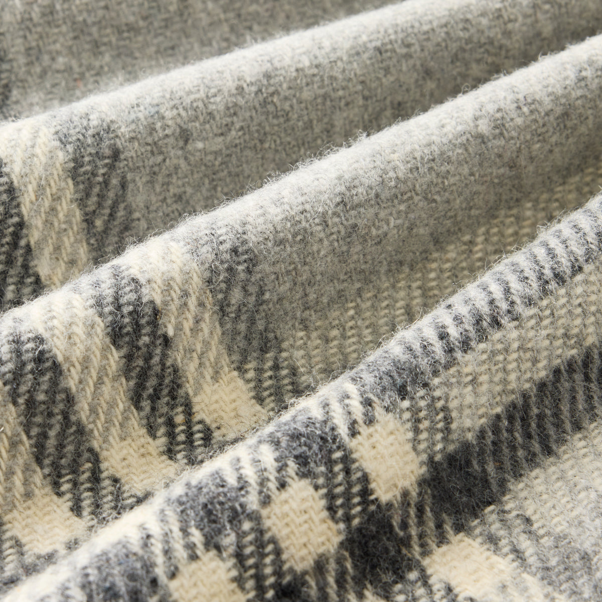 Billabong Fringed Check Throw Blanket
