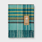 Billabong Fringed Check Throw Blanket