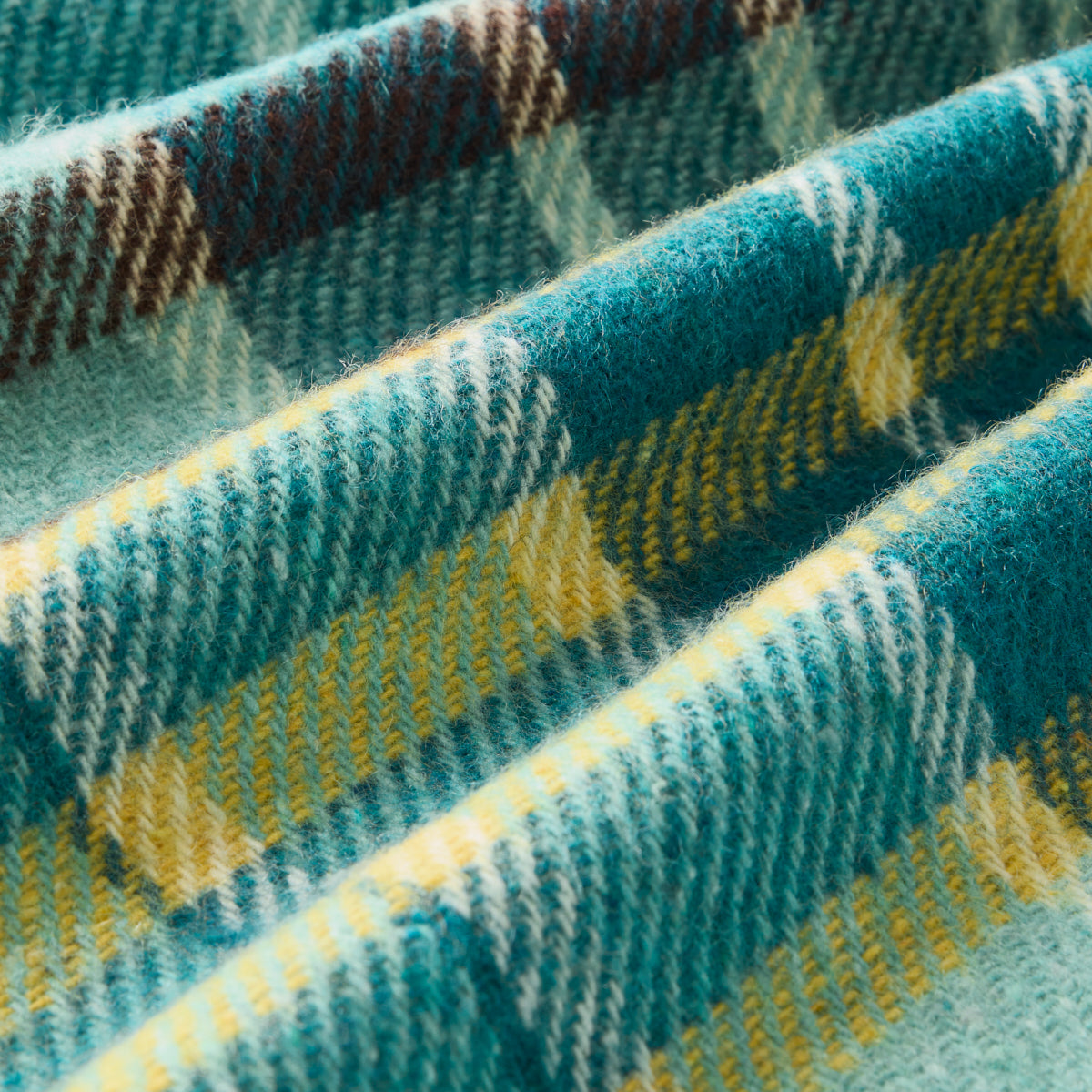Billabong Fringed Check Throw Blanket