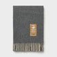Billabong Fringed Block Check Throw Blanket