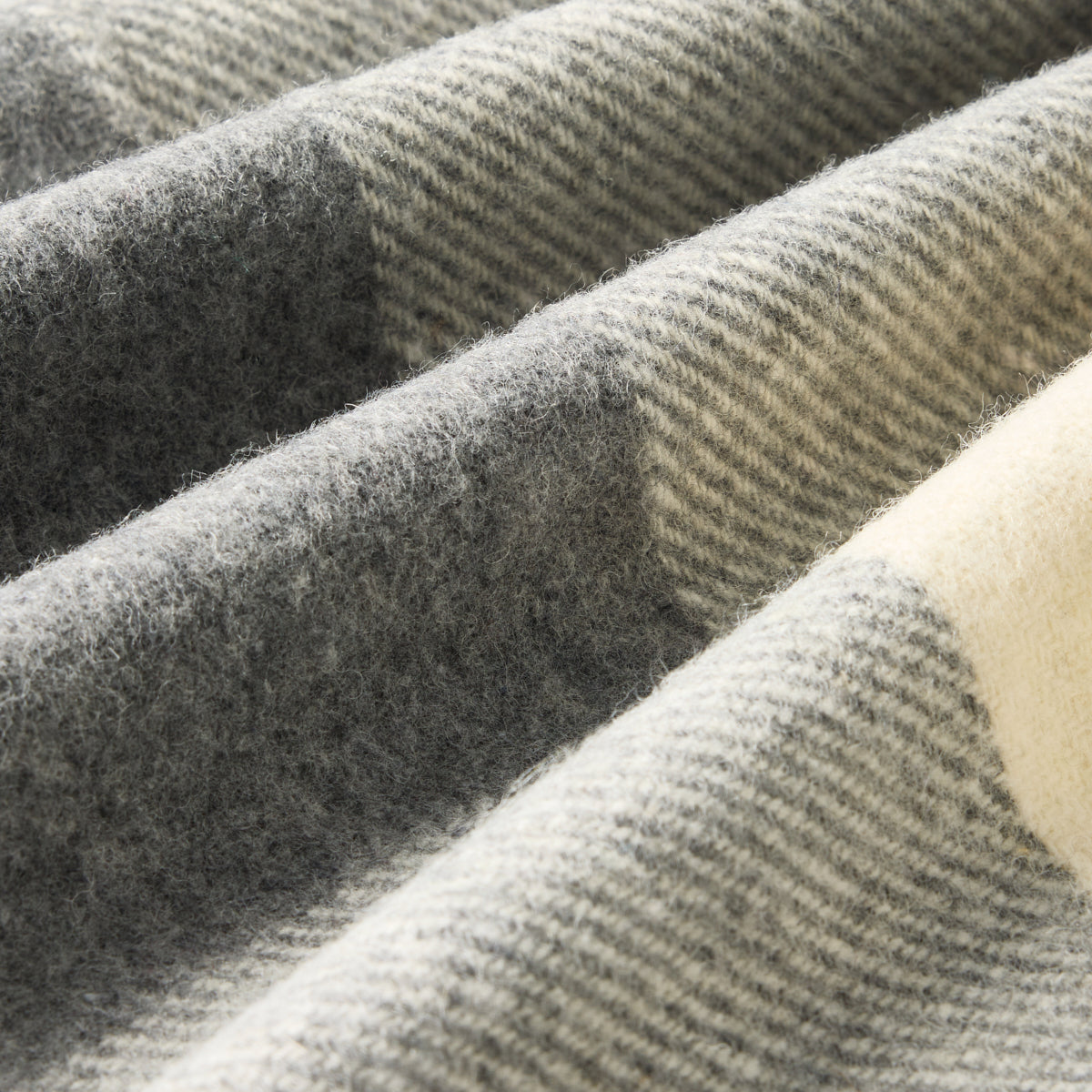 Billabong Fringed Block Check Throw Blanket