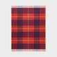 Billabong Fringed Block Check Throw Blanket
