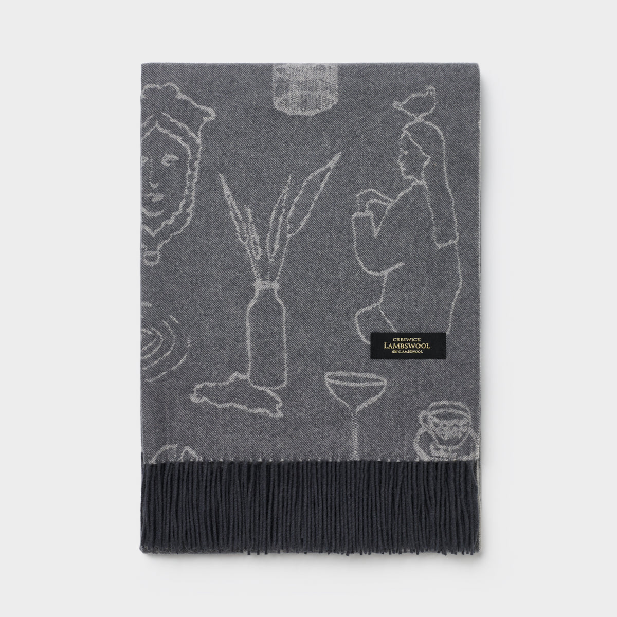 Lambswool Fringed Throw