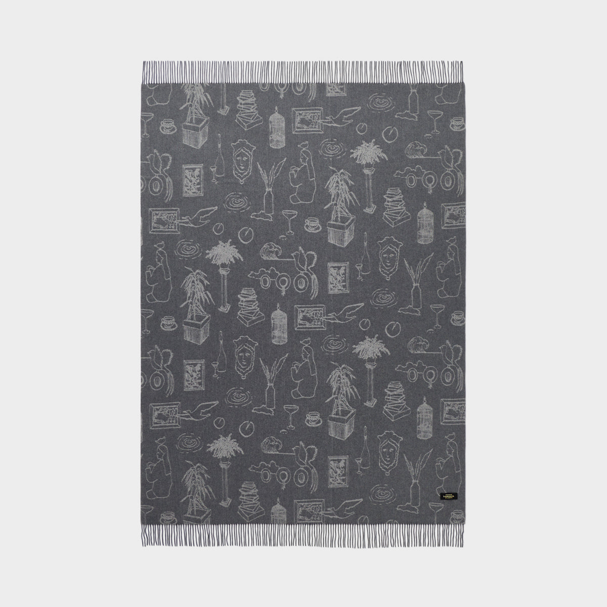 Lambswool Fringed Throw