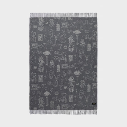 Lambswool Fringed Throw