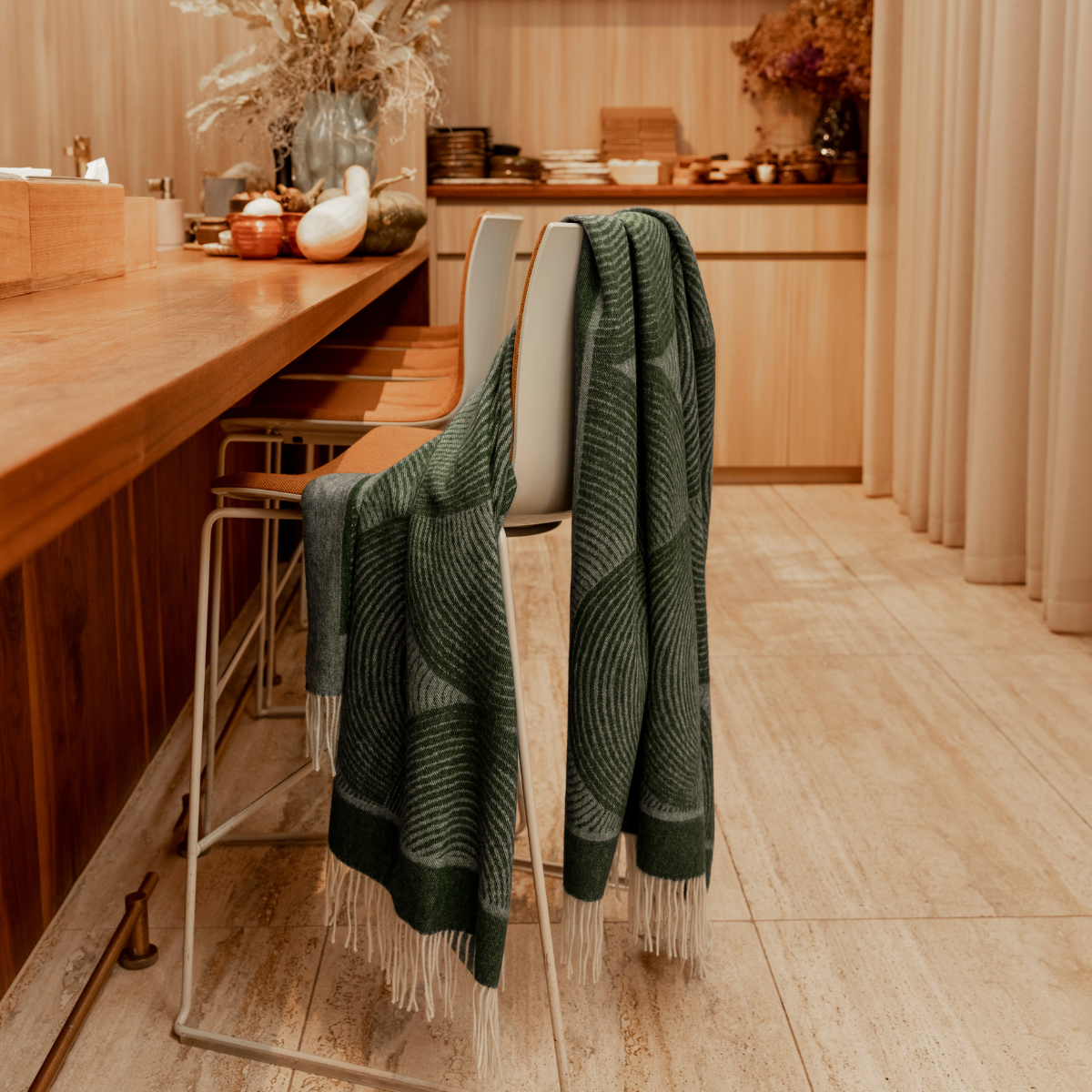 Lambswool Fringed Throw