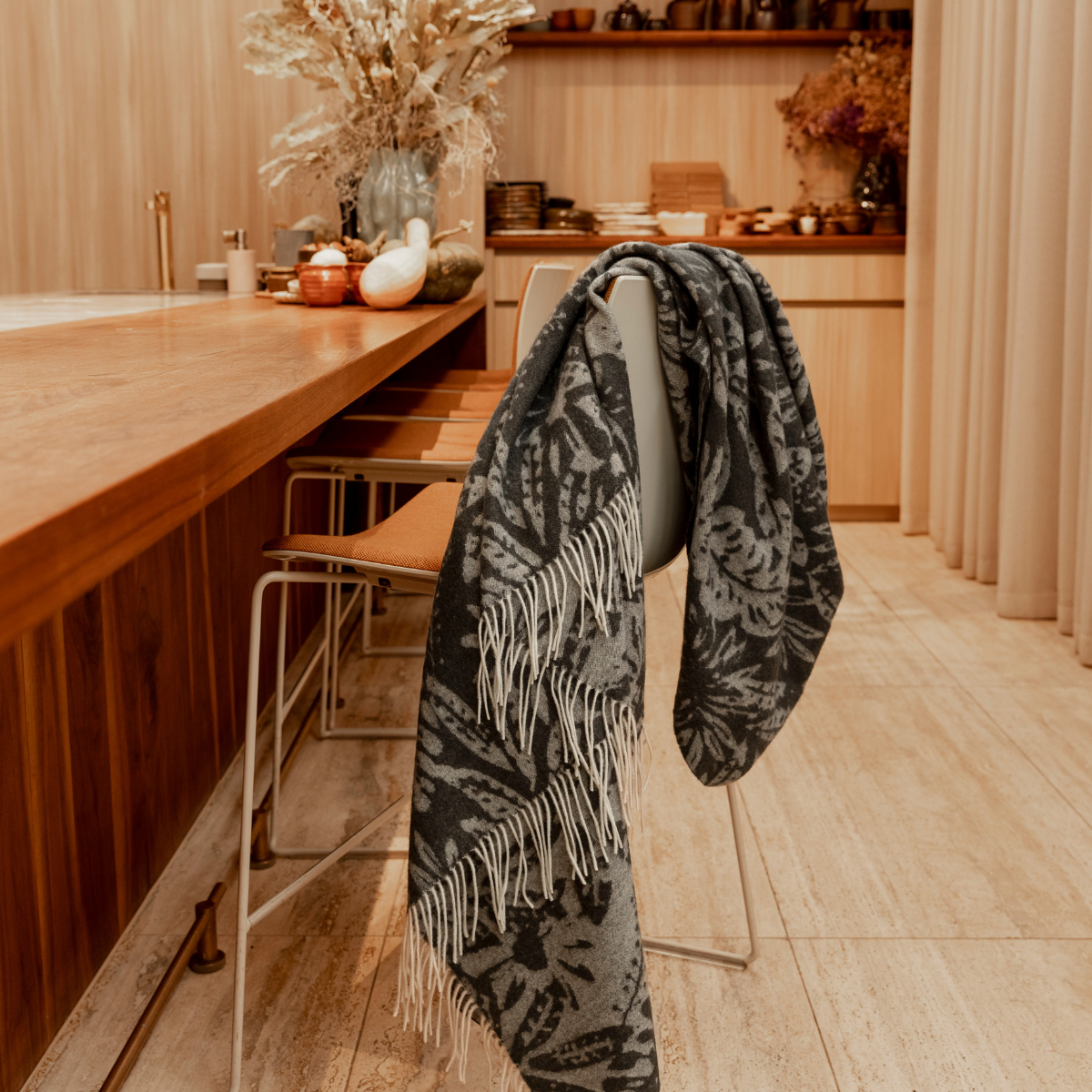 Lambswool Fringed Throw