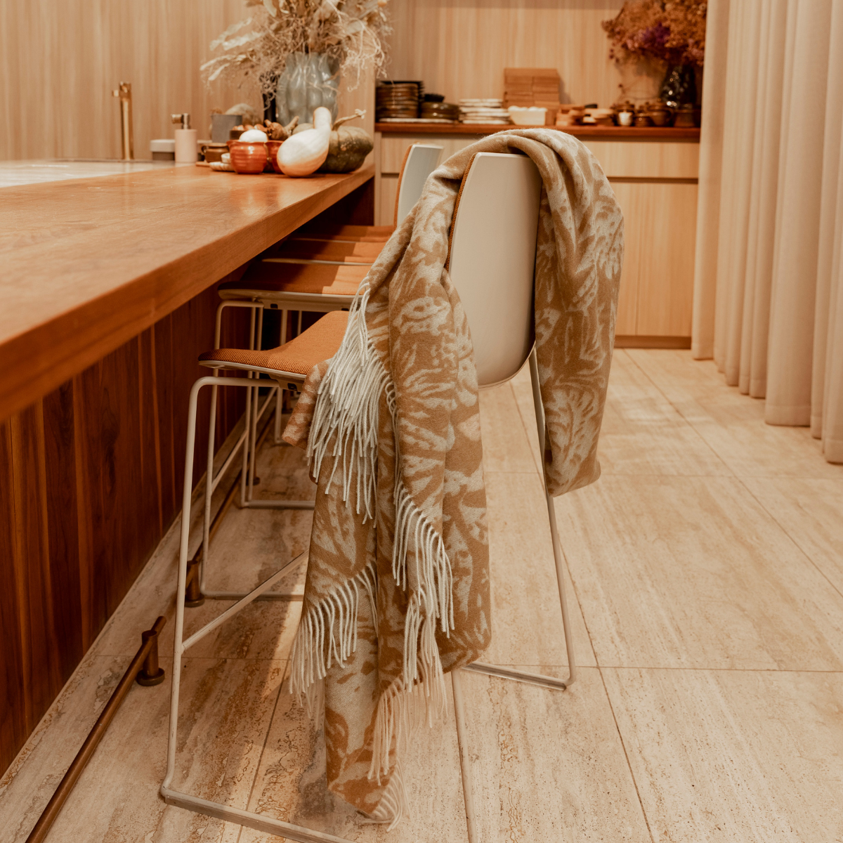 Lambswool Fringed Throw