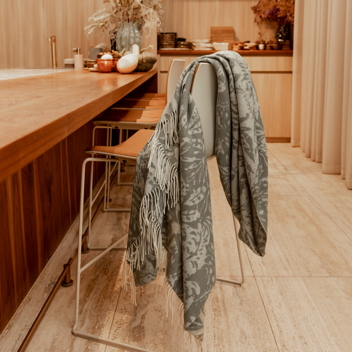 Lambswool Fringed Throw