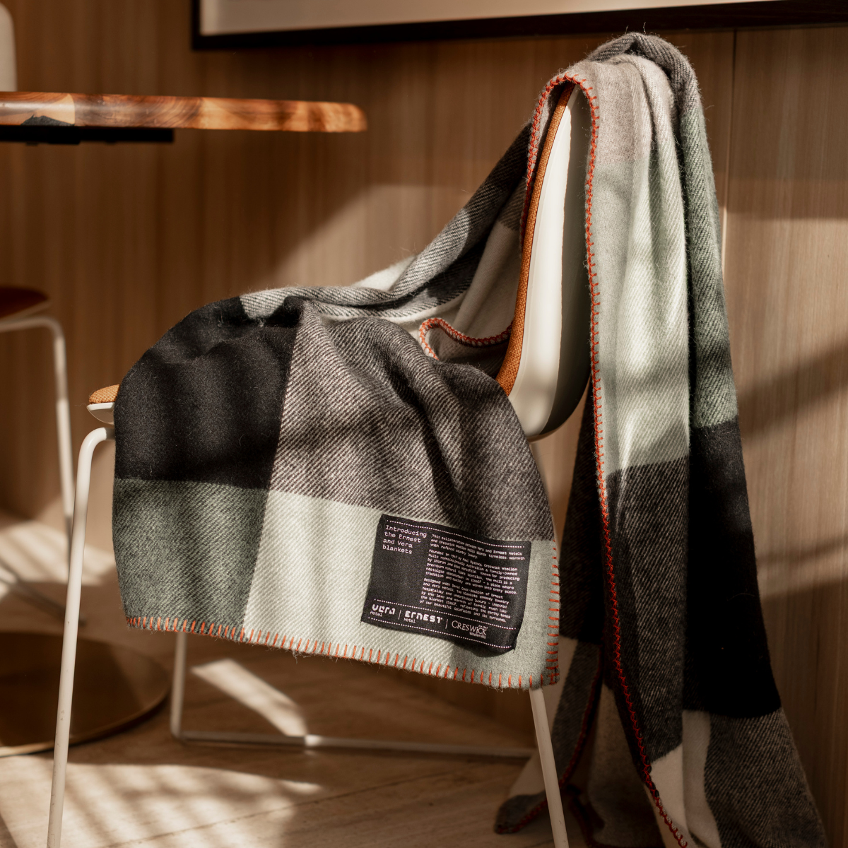 Vera Alpaca Springmount Blanket Stitch Throw Rug
