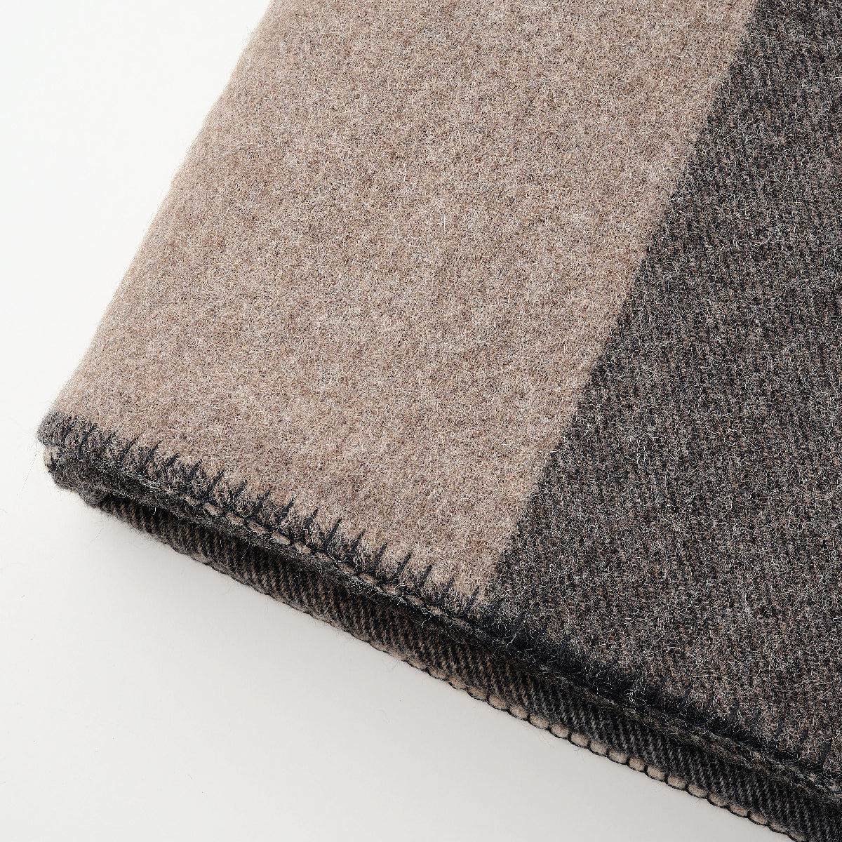 Premium Australian Alpaca Wool Throw Springmount Blanket Stitch