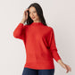Wool Cashmere Dolmain Sleeve Pullover