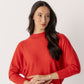 Wool Cashmere Dolmain Sleeve Pullover