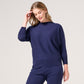 Wool Cashmere Dolmain Sleeve Pullover