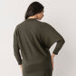 Wool Cashmere Dolmain Sleeve Pullover