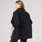 Wool Cashmere Blend Cape