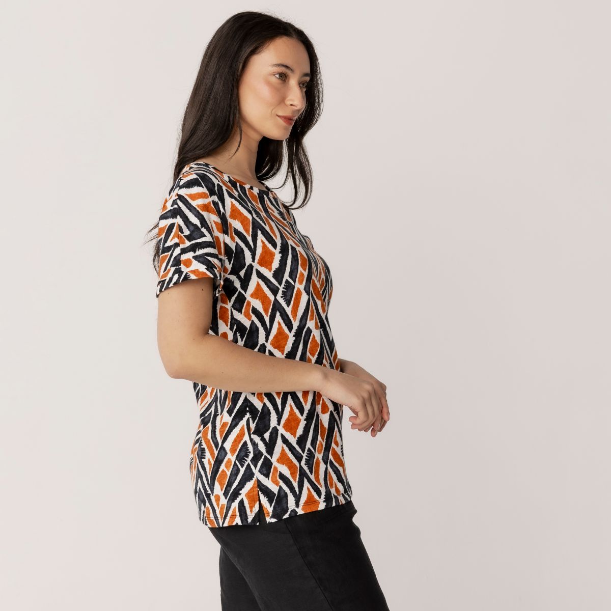 Cotton Slub Relaxed Tee