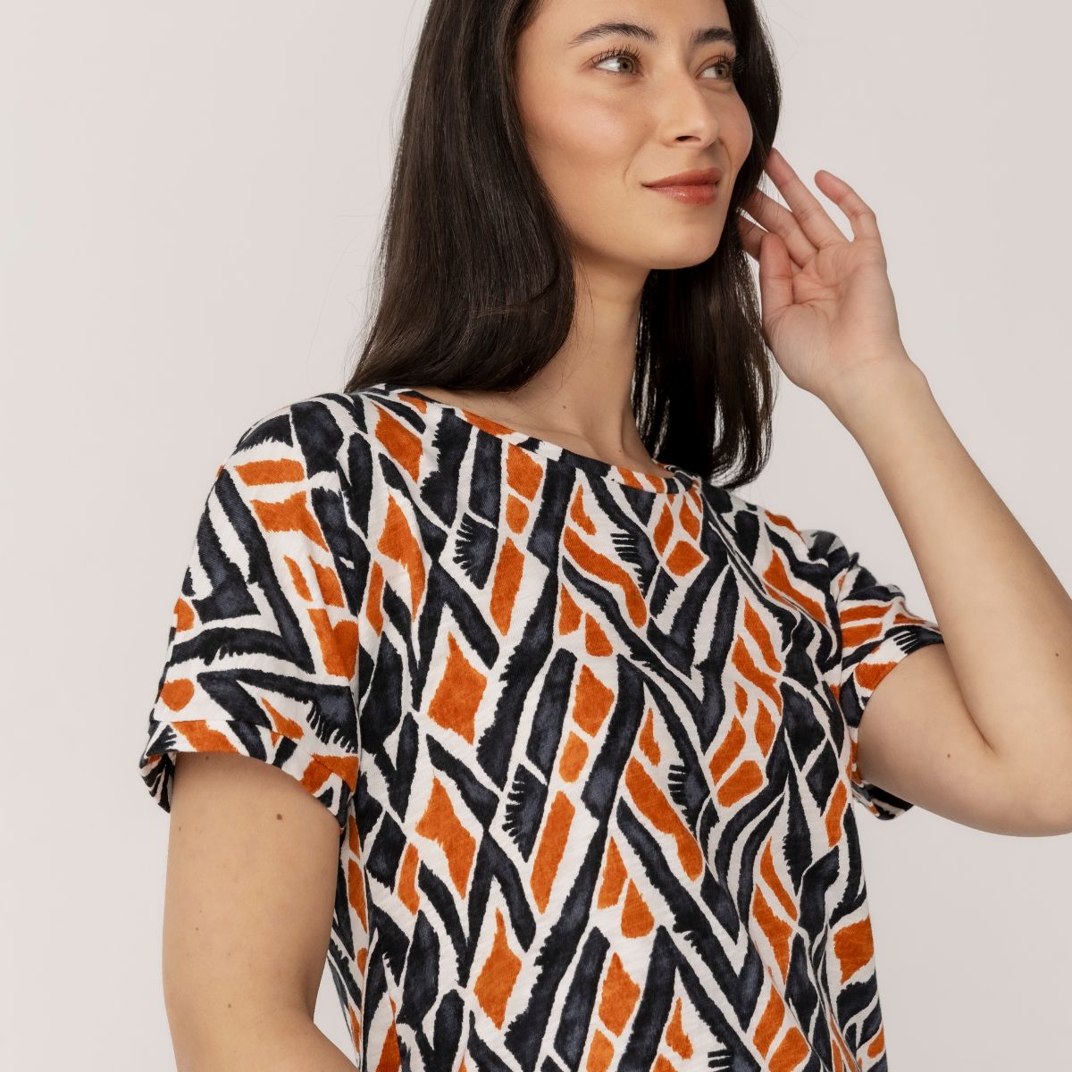 Cotton Slub Relaxed Tee