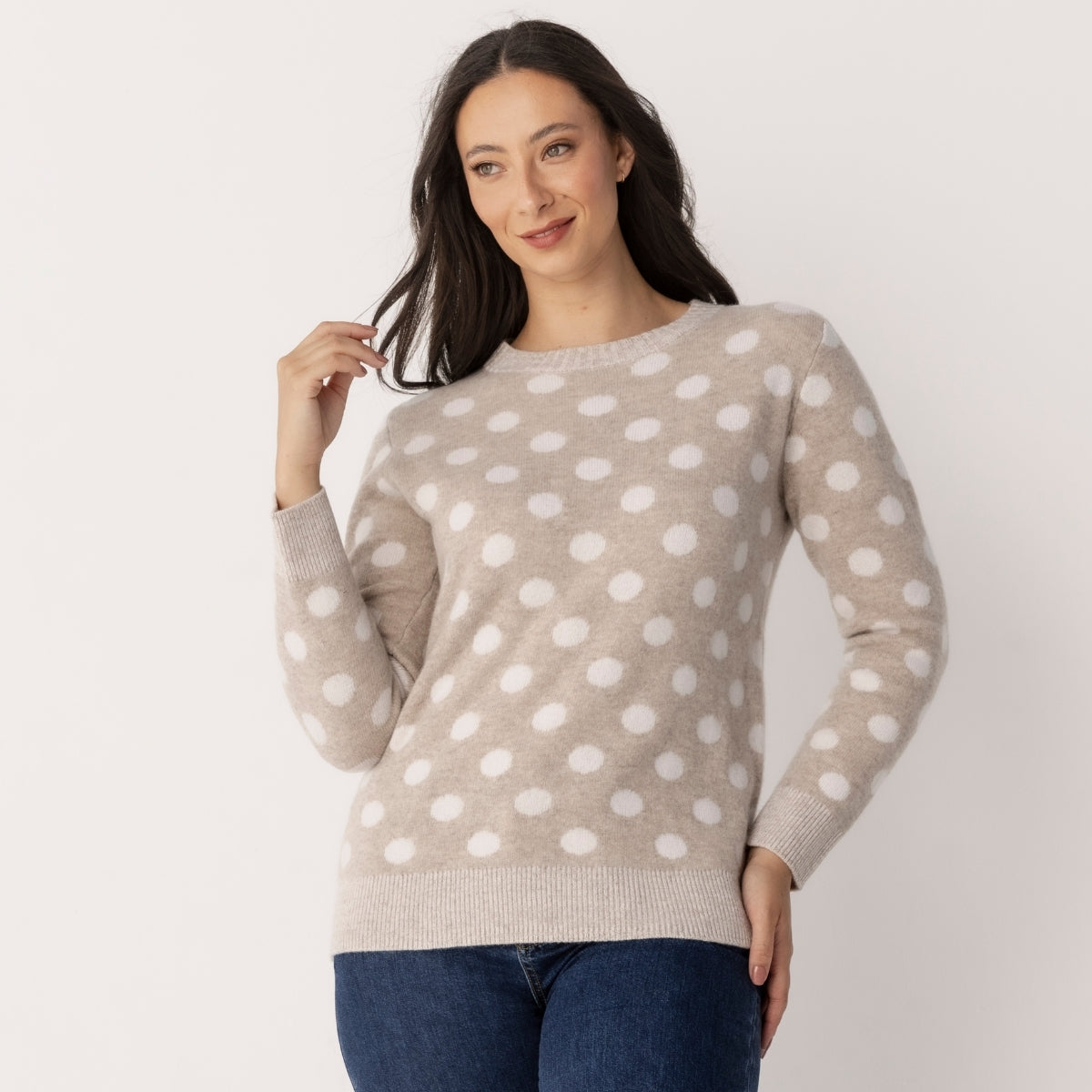 Merino Wool Spot Sweater
