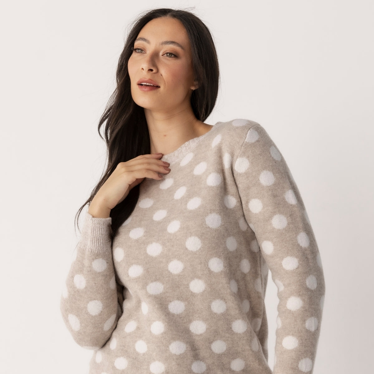 Merino Wool Spot Sweater