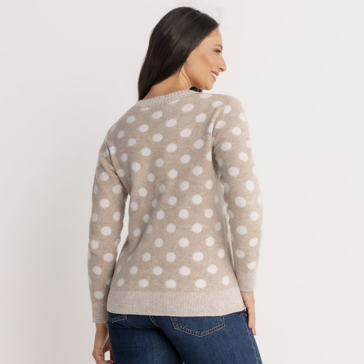 Merino Wool Spot Sweater