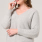 Angora Blend Dolmain Sleeve Sweater