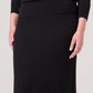Wool Cashmere Skirt with Flared Hem