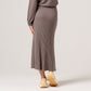 Wool Cashmere Skirt with Flared Hem