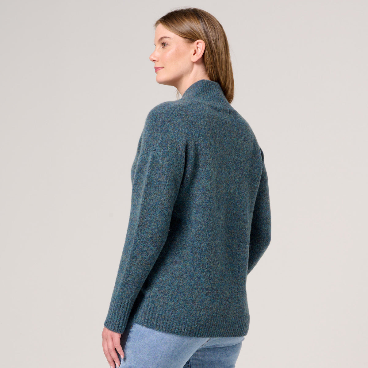 Alpaca Wool Blend V Neck Jumper