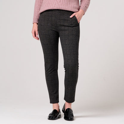 Plaid Regular Length Pants