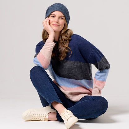 Lambswool Wave Relaxed Jumper