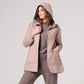 Wool Blend Reversible Hooded Coat