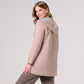 Wool Blend Reversible Hooded Coat