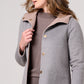 Wool Blend Reversible Hooded Coat