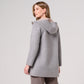 Wool Blend Reversible Hooded Coat