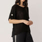 100% Linen Spliced Linen T Shirt